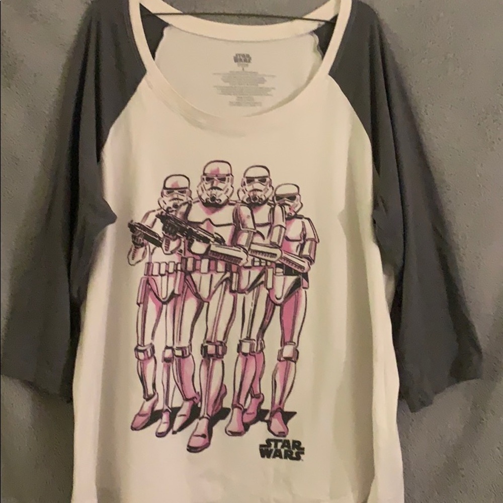 Torrid Star Wars baseball tee plus size